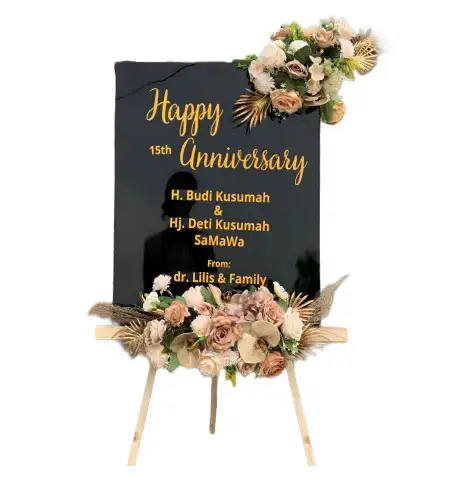 Papan Bunga Akrilik Simpang Dua