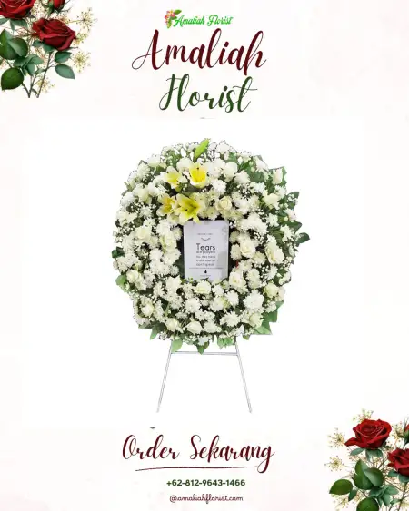 Krans Bunga Duka Simpang Dua